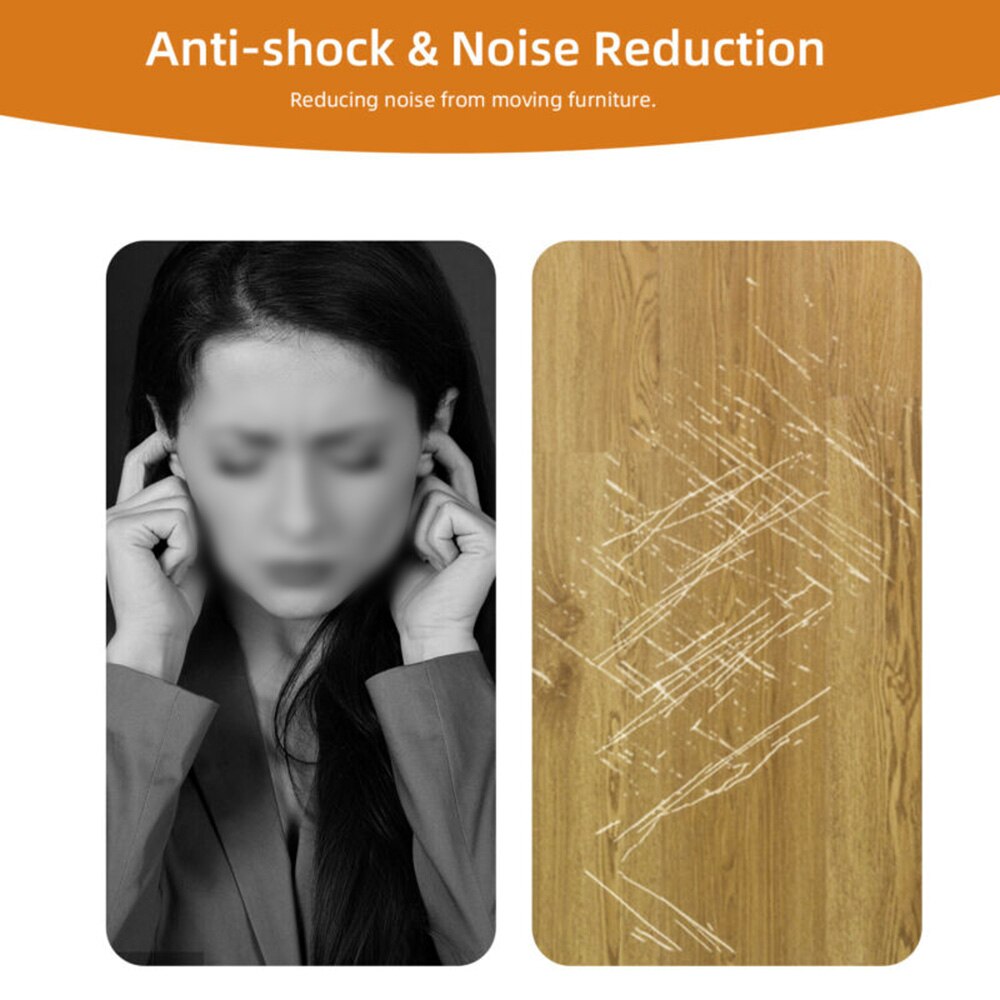 Protection Chair Foot Pads Table Cover Pad Home 40*30cm White BPA free