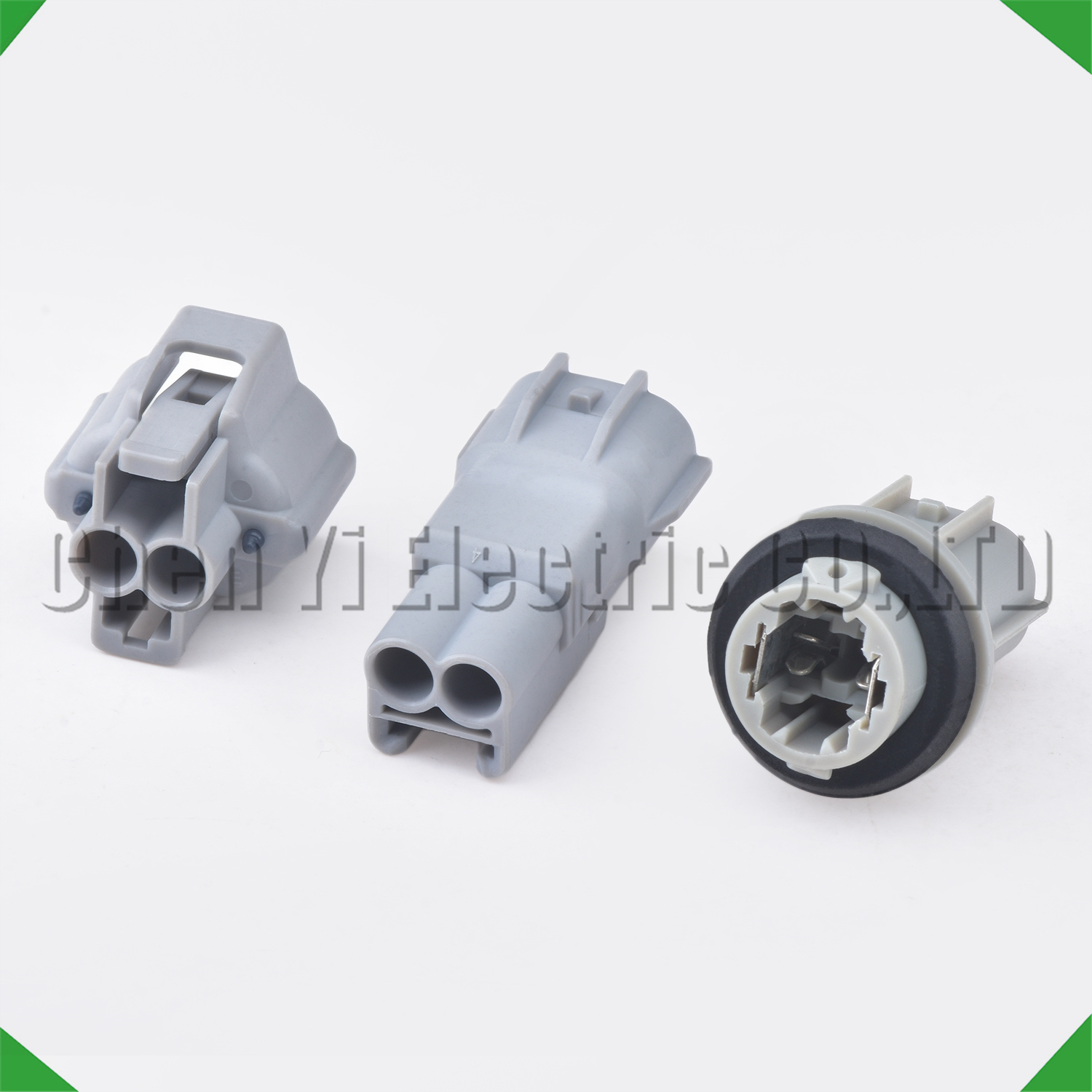 Conector automático de 2 pines, Base de luz T10 T15, enchufe de bombilla halógena, soporte de lámpara, enchufe de arnés de cables 8161512590 7223-1324-40 90075-60001