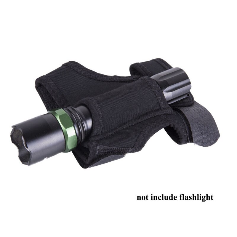 Arm Sleeve Wrist Elastic Bands Sleeve Flashlight Holster for Flashlight/Diving Flashlight Adjustable Wrist Hands Wrap Straps