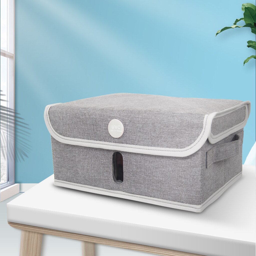 Foldable UV Sterilizing Bag UVC Light Disinfection Bag Case USB Sterilizer Box