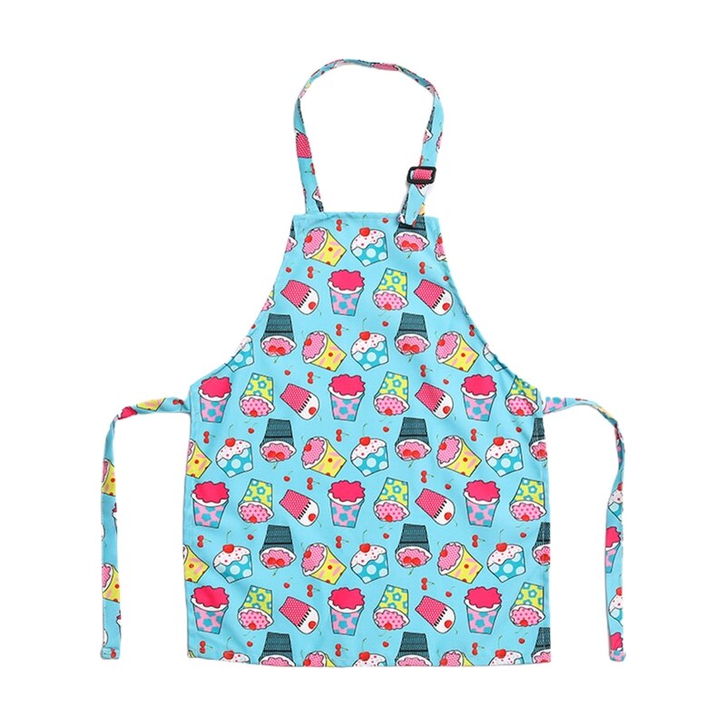 Delantal de algodón ajustable para niños y niñas, delantales bonitos para artistas, Chef, cocina para hornear, para Padres: G