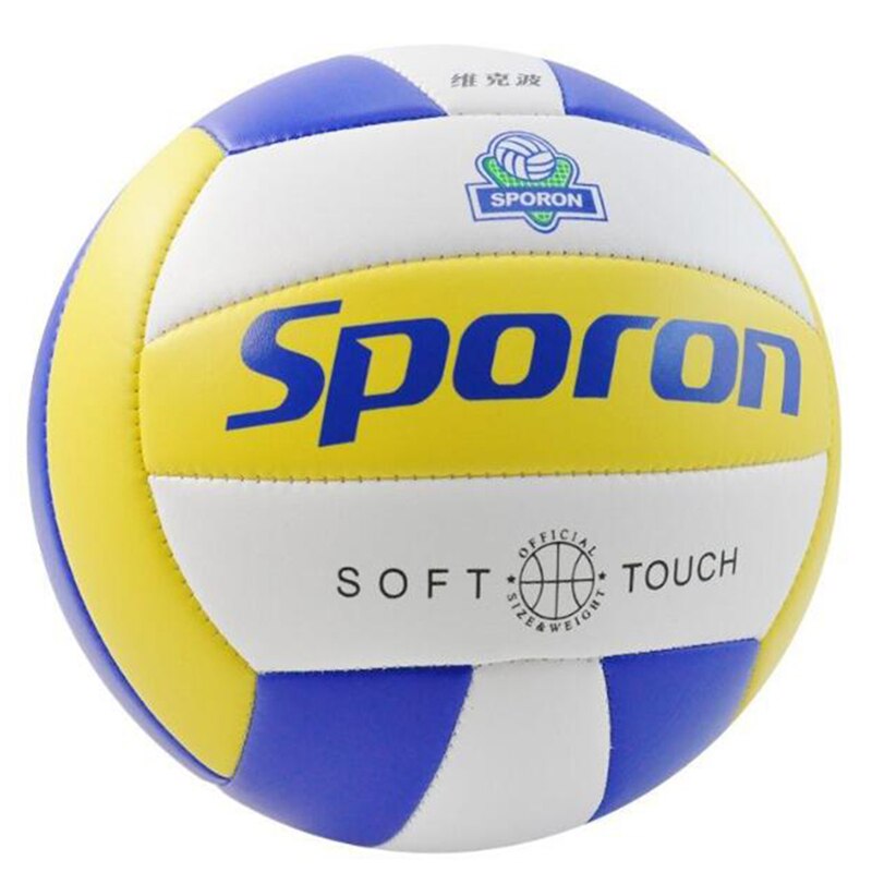 Ét stykke pc blød volleyball træningskonkurrence bold 5#  studerende standard strandhåndbold indendørs udendørs: Stil a