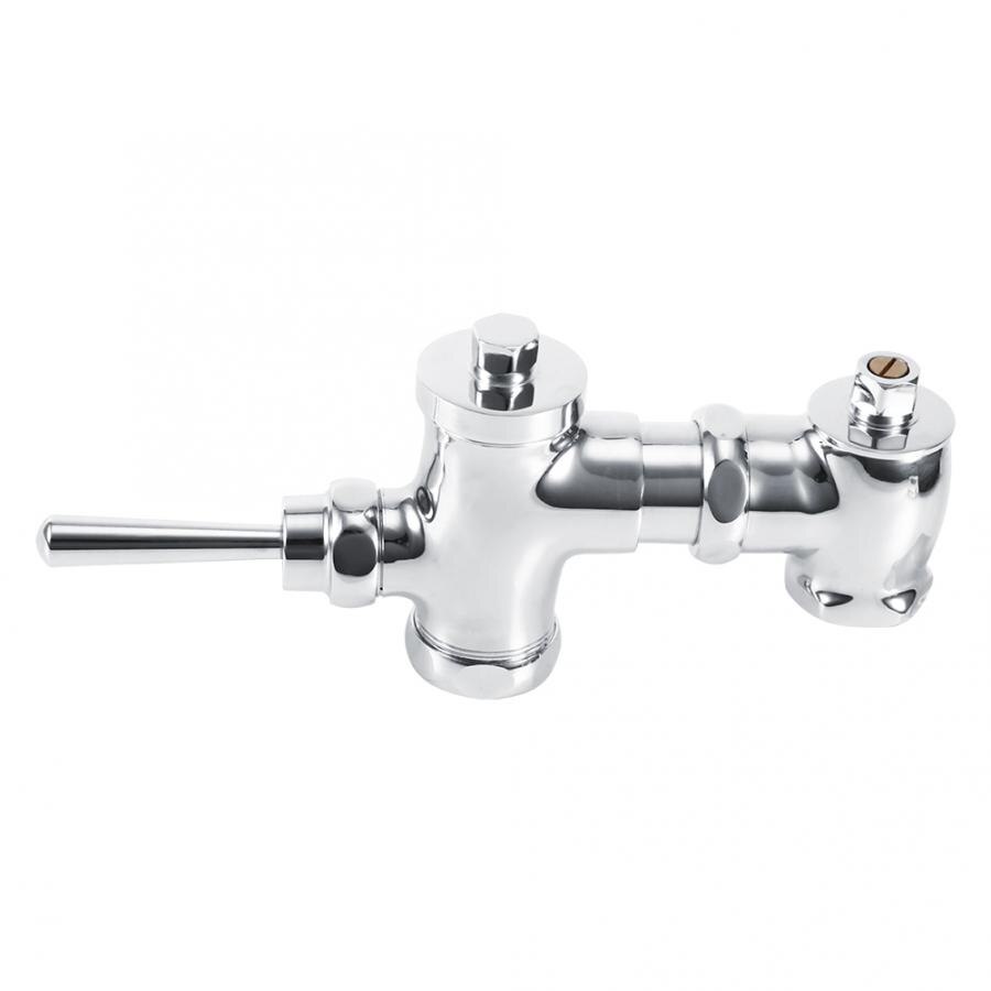 0.8-1.2Mpa Bathroom Toilet Urinal Flush Valve Hand Pressing Type Manual Delay Automatic Shutoff Flushing Valve For Toilet Bath