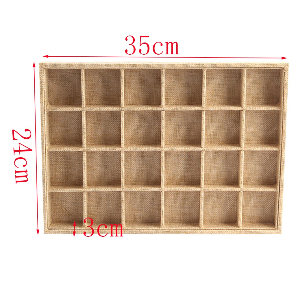 Smykker opbevaring bakke ring armbånd organisator øreringe holder til skuffer