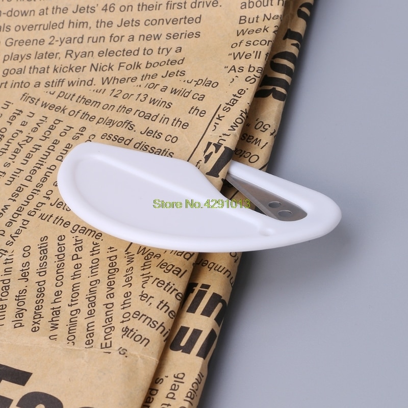 Sharp Mail Envelope Plastic Letter Opener Office Equipment Safety Papers Guarded Support