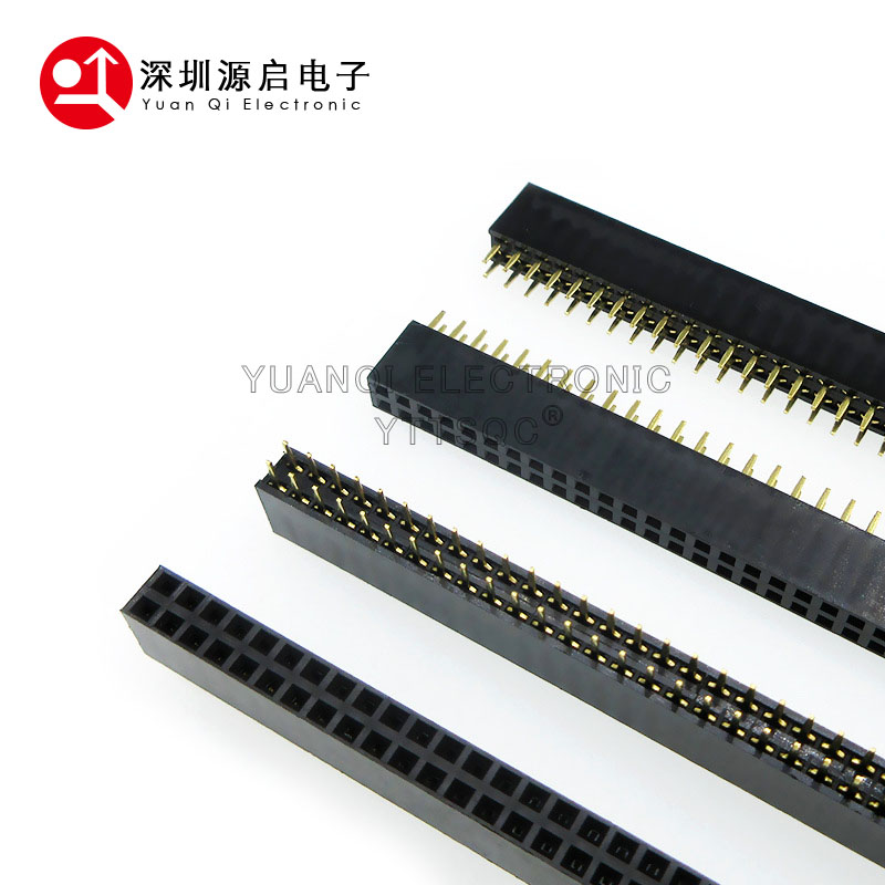 10PCS Zweireihig Pin Buchse Header Buchse Pitch 2,54mm Stecker pinheader 2*2/3/4/5/6/7/8/9/10/11/20/21/25/32/40Pin Für Arduino
