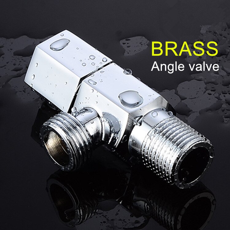 Hexagon Kitchen Bathroom Accessories Angle Valve for Toilet Sink Basin Water Heater Angle Valves 100% Brass