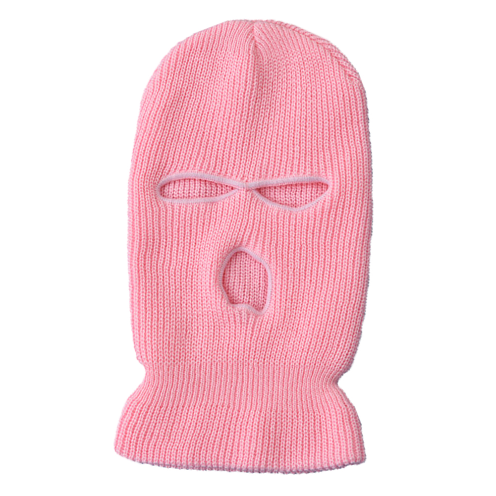 Winter Warm Fietsen Kap Masker Sport Cs Gezicht Cover Winddicht Fleece Full-Gezicht Cover Mannen Vrouwen Balaclava Hoofddeksels skiën Hoed: Light Pink B