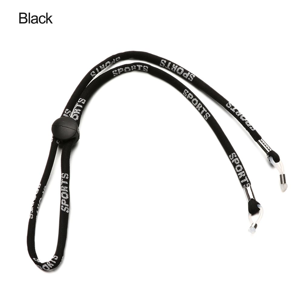 Buiten Sport Bril Koord Antislip Zonnebril Touw Neck Strap Bril Lanyard Vrouwen Mannen Brillen Eyewear Cord Holder: WHITE
