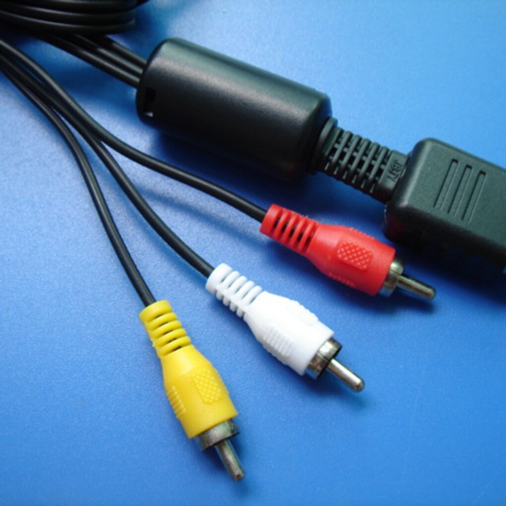 1.8M Pvc Av Video Audio Kabel Vervanging Voor Playstation/Ps 1/2/3 Game Tv Cord