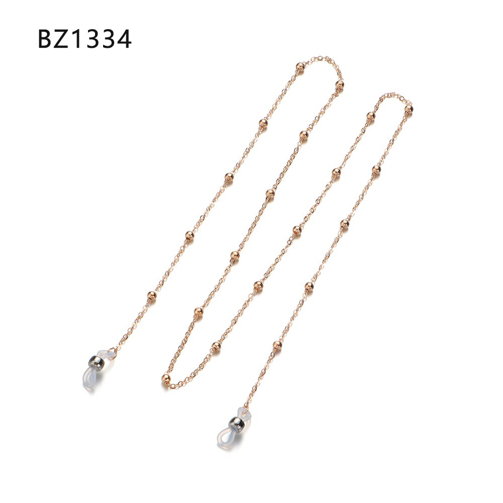Zeester, schelp, zonnebril, ketting, parels, strass steentjes, brillenkoord, brillenketting, kralen, nekband, touw 70cm: 6