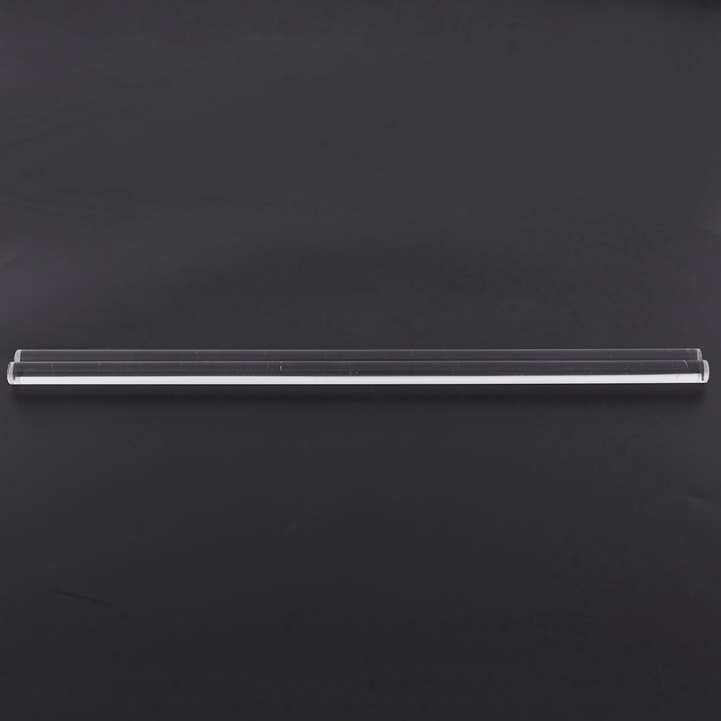 2Pcs 10mm Clear Round Perspex Acrylic Bar PMMA Extruded Rod 12" Length