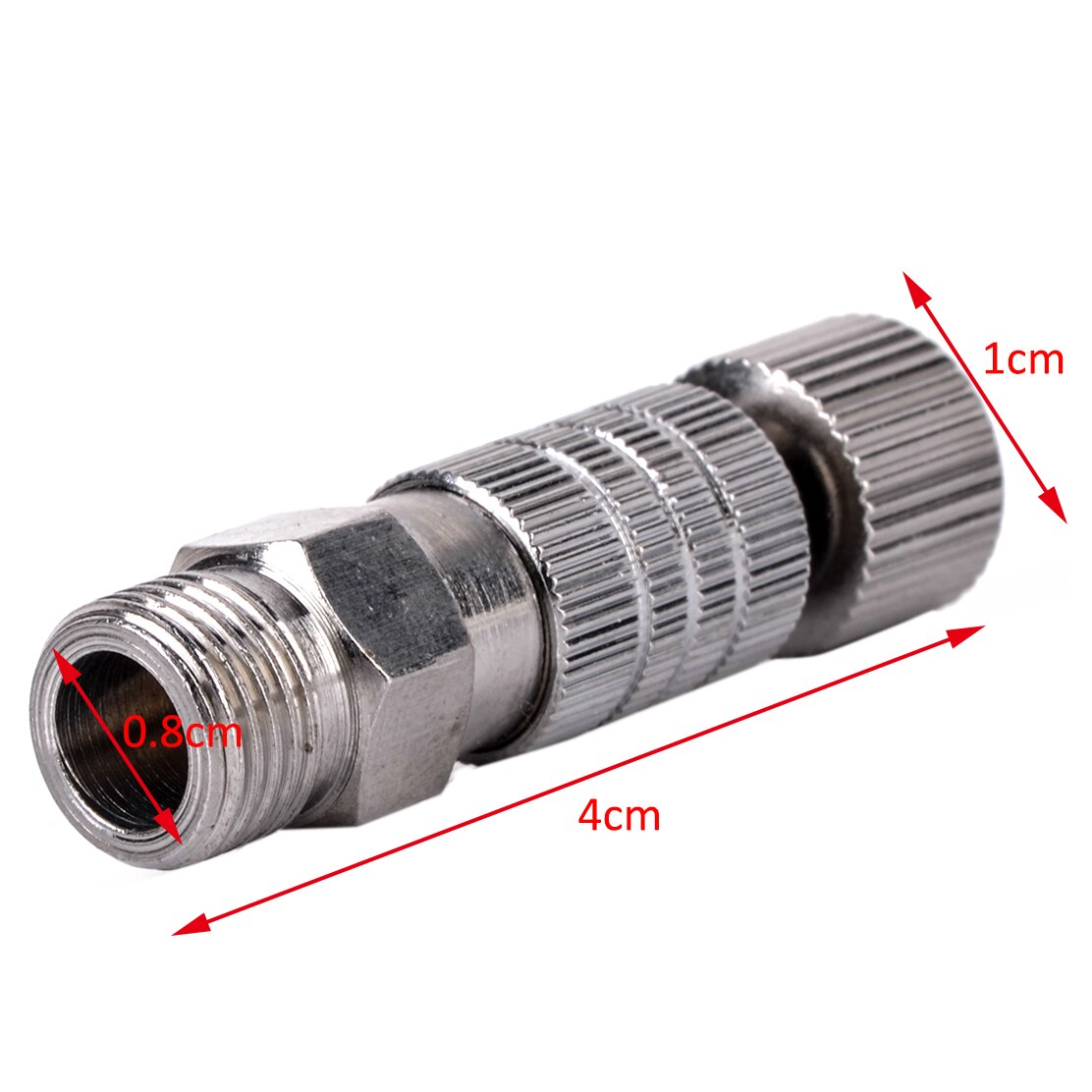 1 pièce 1/8 "aérographe adaptateur de dégagement rapide raccord Durable connecteur d'accouplement coupleurs professionnels 4x1x0.8cm/1.57" x 0.39 "x 0.31"