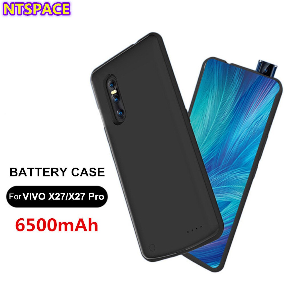 6500Mah Draagbare Power Bank Case Voor Vivo X27 Pro Extended Telefoon Batterij Power Case Voor Vivo X27 Batterij charger Cover