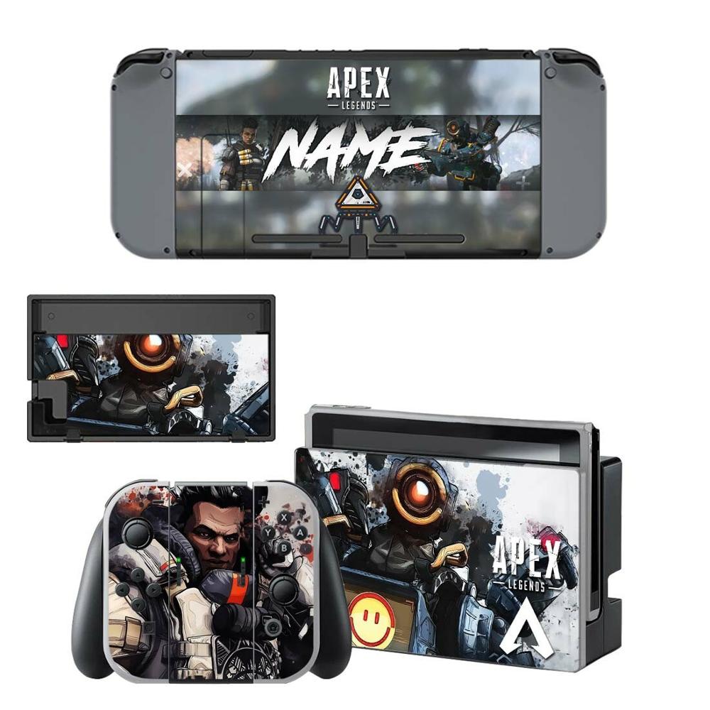 APEX Legends Nintendoswitch Haut Nintend Schalter Aufkleber Aufkleber für Nintendo Schalter Konsole Freude-con Controller Dock Haut Aufkleber: YSNS1847