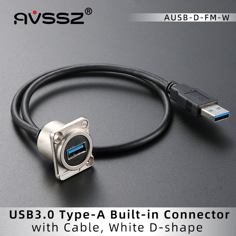 0.5-2m metall hdmi 2.0 data forlengelseskabelkontakt hunn-til-hann innfelt adapterkontaktledninger, til bil, lastebil, motorsykkelindustri: beige / 2m