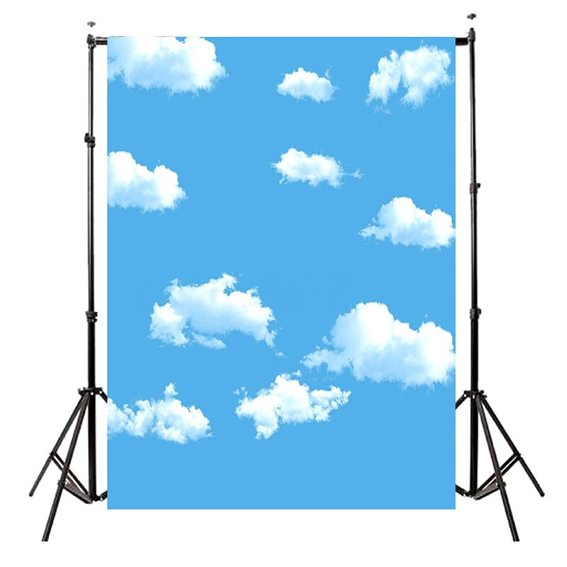 3x5ft Blauwe Hemel Witte Wolk Fotografie Achtergrond Sn Achtergrond Studio Props
