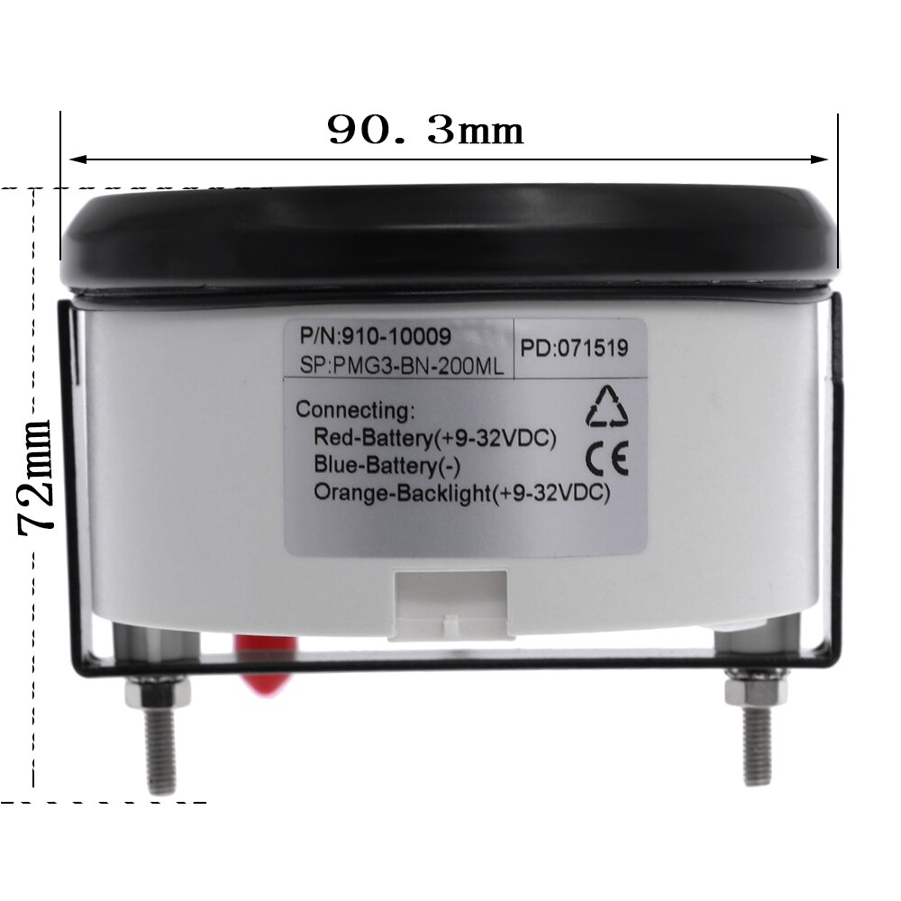 Waterproof Car GPS Speedometer Gauge 200 mph Truck Boat Speedometer Gauge with Backlight and GPS Antenna Sensor