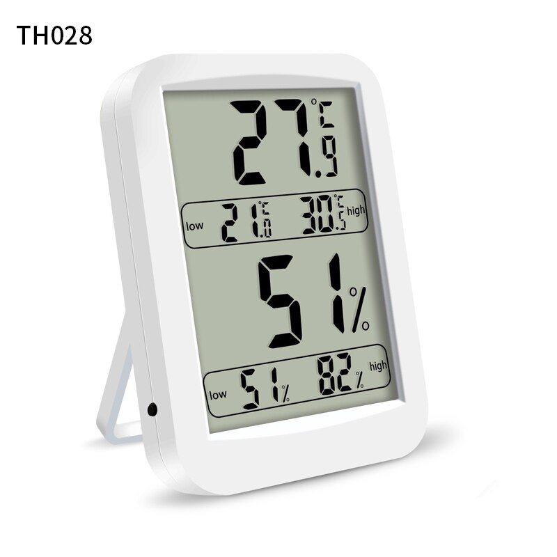 Digital Touch Screen Weather Station Displays Hygrometer Thermometer Indoor Outdoor Sensor Thermo-hygrometer Station: B