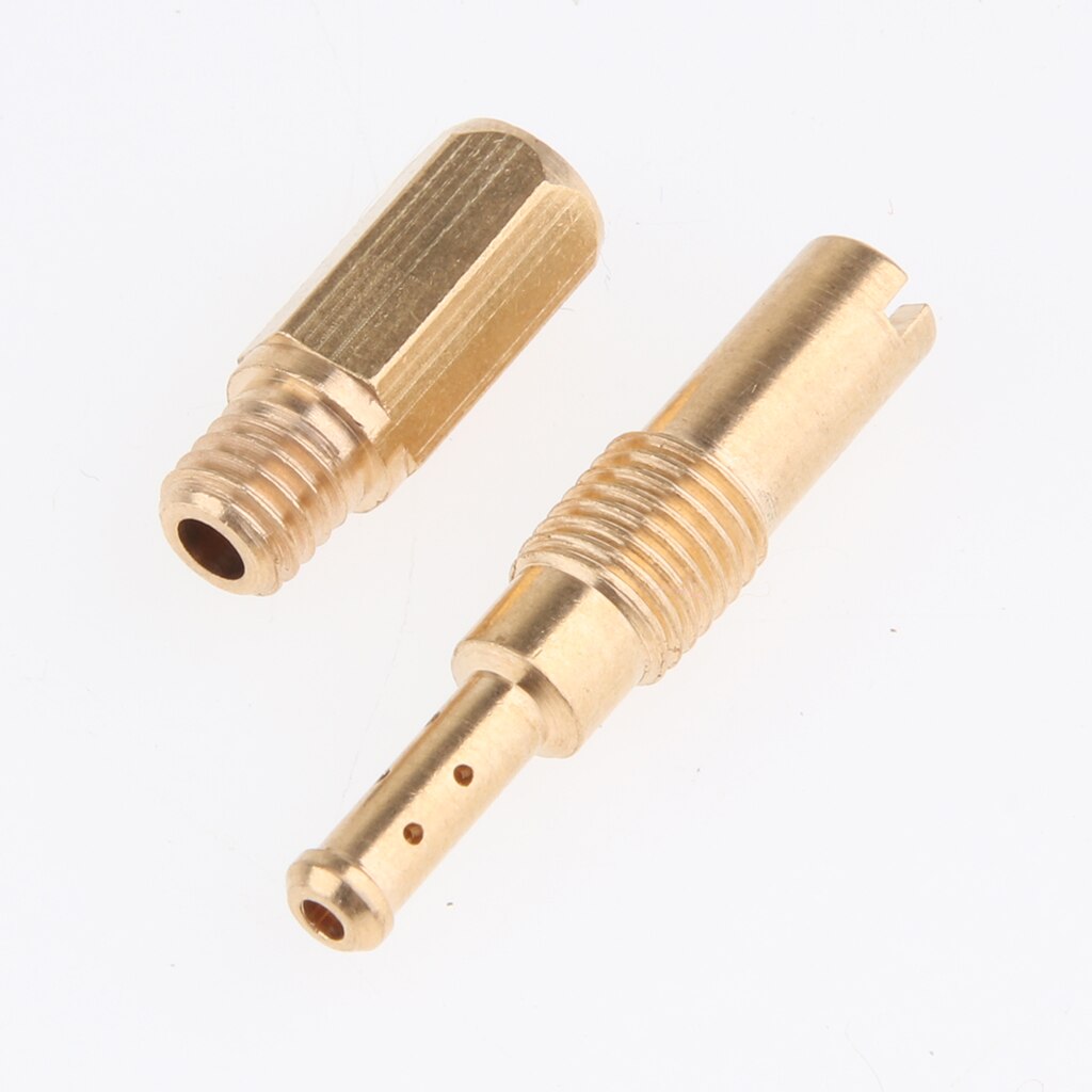 20 Pcs Solid Carburetor Main/Slow Pilot Jet Needle Set For PWK PE Keihin OKO CVK Carb Copper