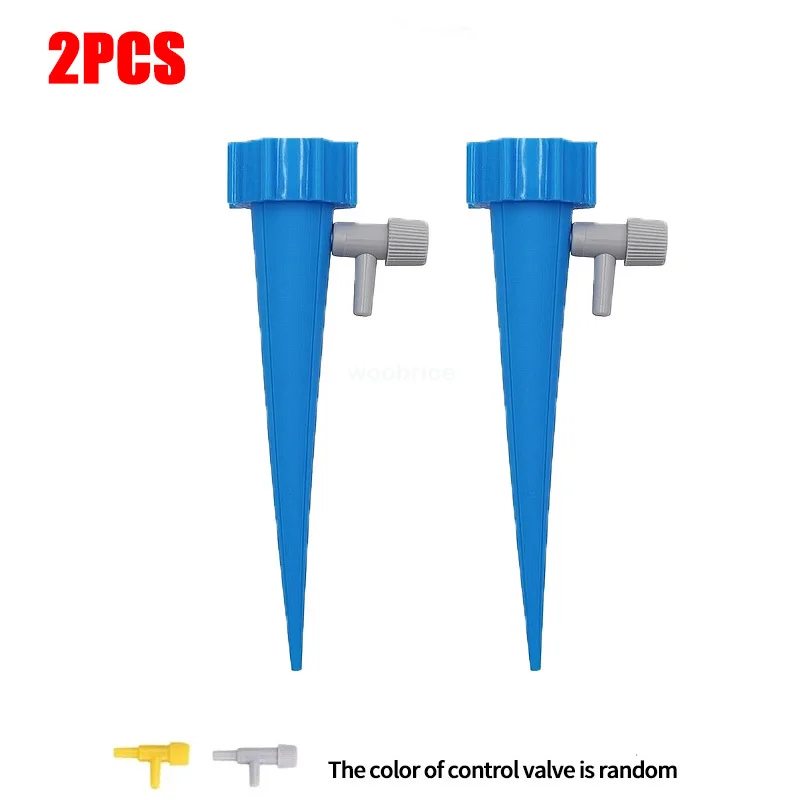 Automatic Watering Drip for Plants Droppers Automatic Drip Irrigation System Self Watering Adjustable Auto Water Dripper Device: Red