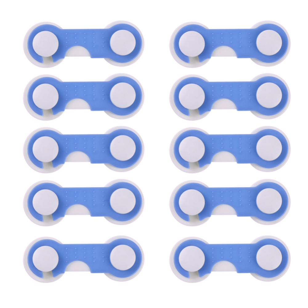 Serrure plastique de Protection contre les enfants | 5/6/10 pièces, serrure de porte d'armoire, serrure de sécurité pour les enfants, produits de soins pour bébés