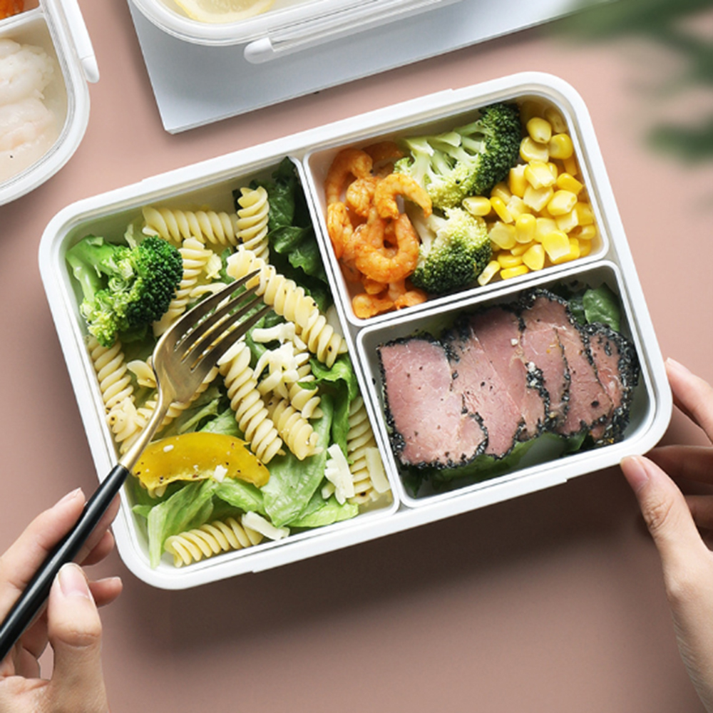 Portable Lunch Box Portable Microwaveble Bento Box Food Storage Container Eco Friendly Material Large Capacity Practical