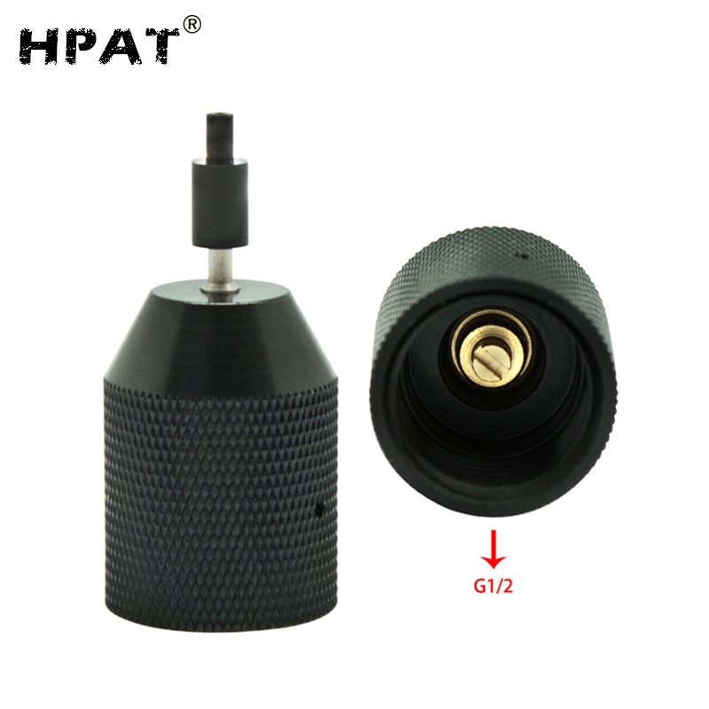 HPAT Reusable/Rechargeable 12G CO2 Cylinder Refillable Needle Charger Adapter