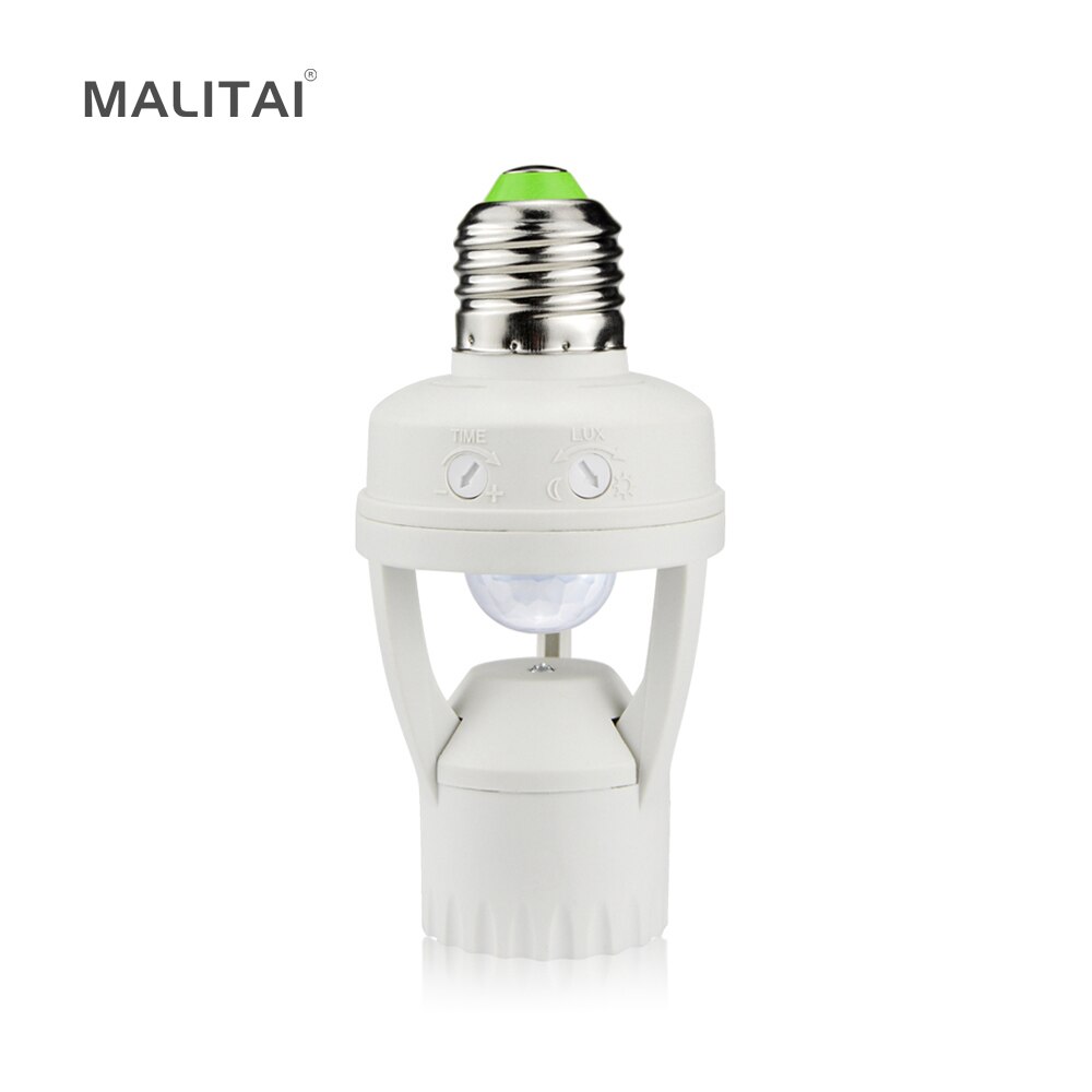 Hoge Gevoeligheid PIR Motion Sensor E27 LED lamp Base Houder 110 V-220 V Met licht Schakelaar Infrarood inductie Lamp Socket