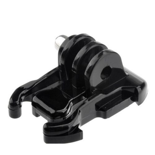 Para Gopro Hero 13 accesorios s hebilla de Base de montaje de liberación rápida rotación larga de 360 para Go Pro Insta360 X4 Dji Osmo Cámara de acción: Color negro