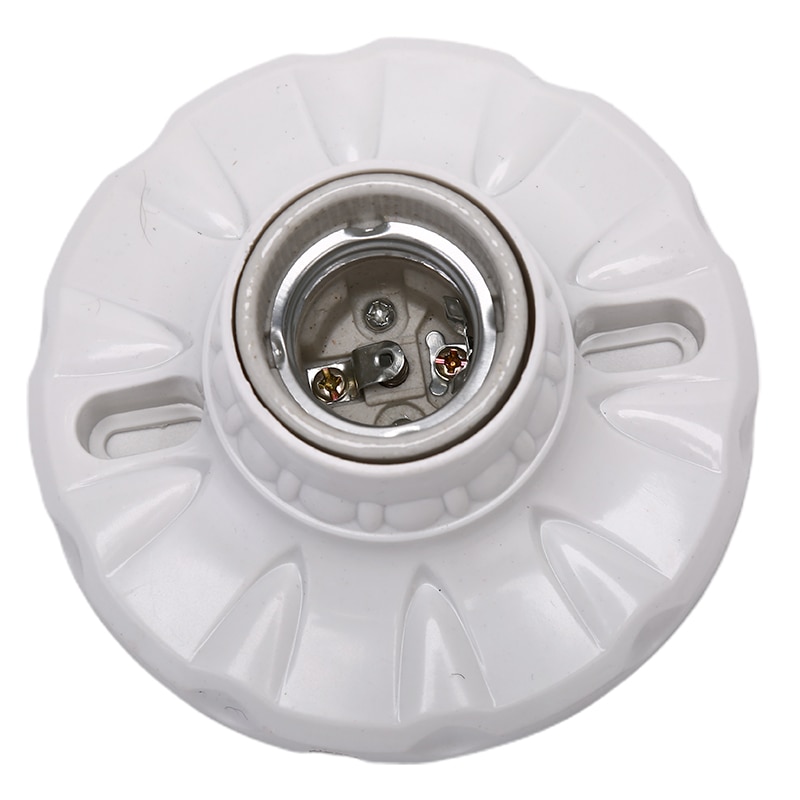 E27 keramik led lamphållare rund sockel bas hängande lamp sockel sockel 6a 10a 220 v