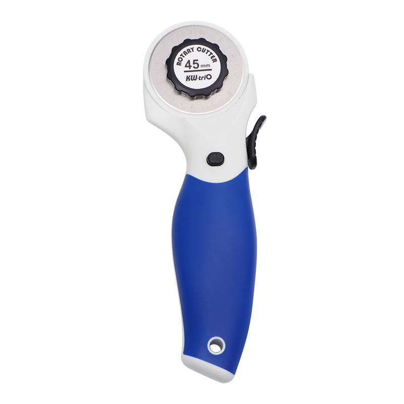 Handheld Rotary Cutter Draagbare Doek Cutter Duurzaam Papier Lederen Cutter Papier Cutter Lederen Cutter Mes Dagelijks Gebruik: Blue