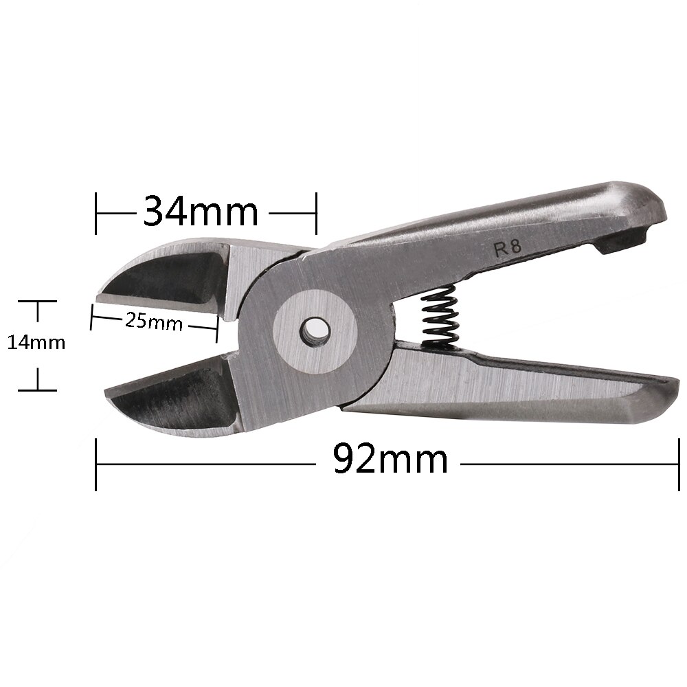 Tijeras de aire de HS-20, herramienta de corte neumática, alicates para alambre de latón de acero inoxidable y hierro, sin cabezal de tijeras: F5