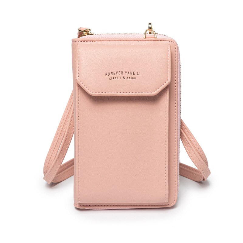 Luxe Handtassen Vrouwen Tassen Crossbody Bag Vrouw Portemonnee Koreaanse Stijl Mobiele Telefoon Tas Vrouwen Kleine Messenger Bags: Light Pink