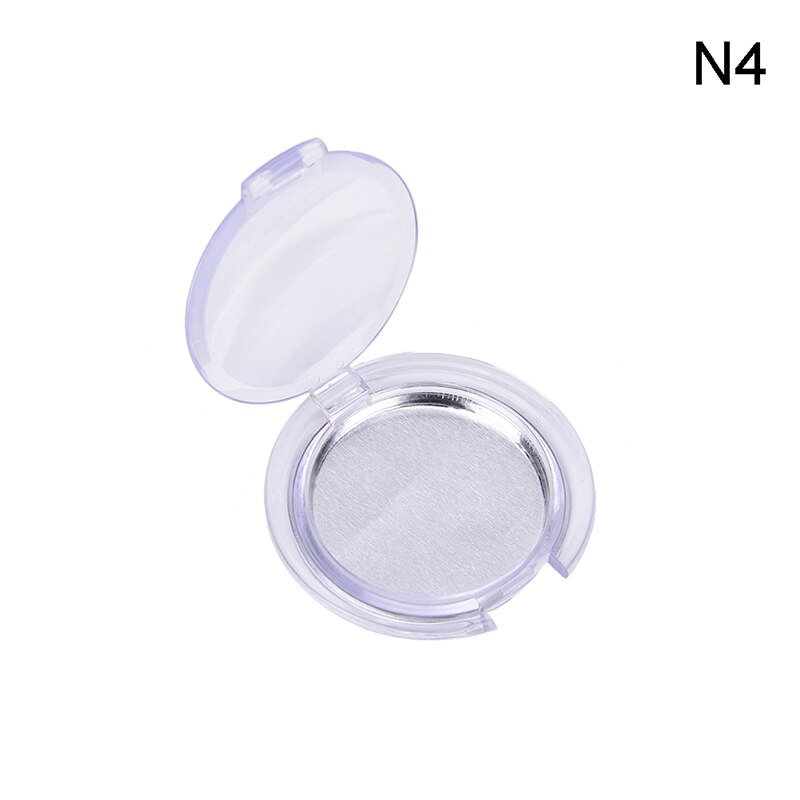 1/2pc caixa de sombra vazia paleta panelas ímã pó cosméticos diy maquiagem 5ml: N4