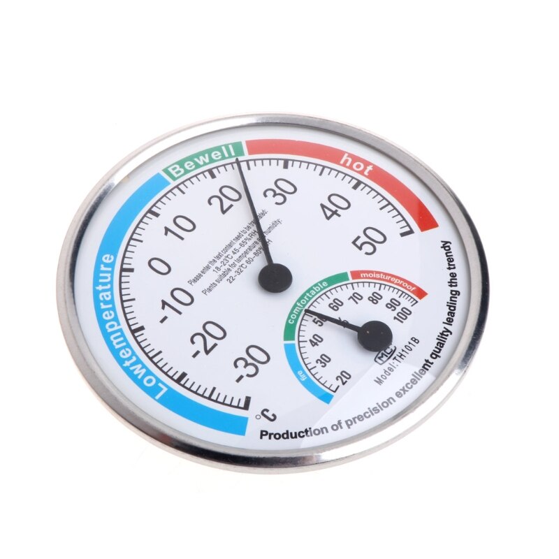 Huishoudelijke Analoge Thermometer Hygrometer Temperatuur Vochtigheid Monitor Meter Gauge A0NC
