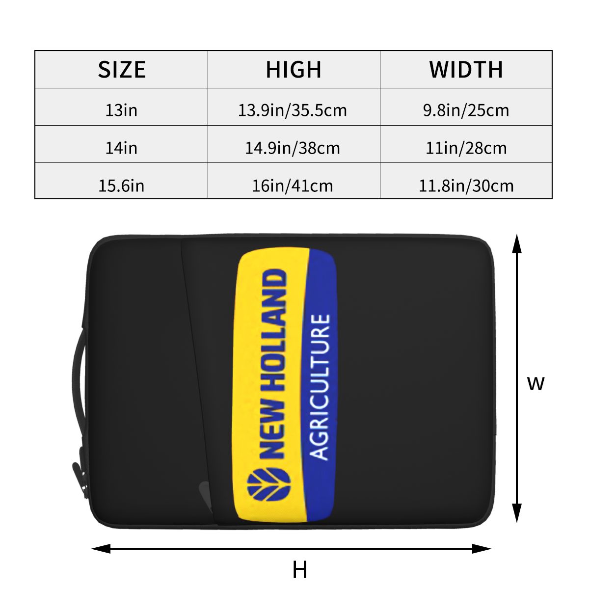Holland Tractoren Landbouw Waterdichte Laptop Tas 13 14 15 Inch. Laptop Tas Beschermhoes Voor Aktetas.
