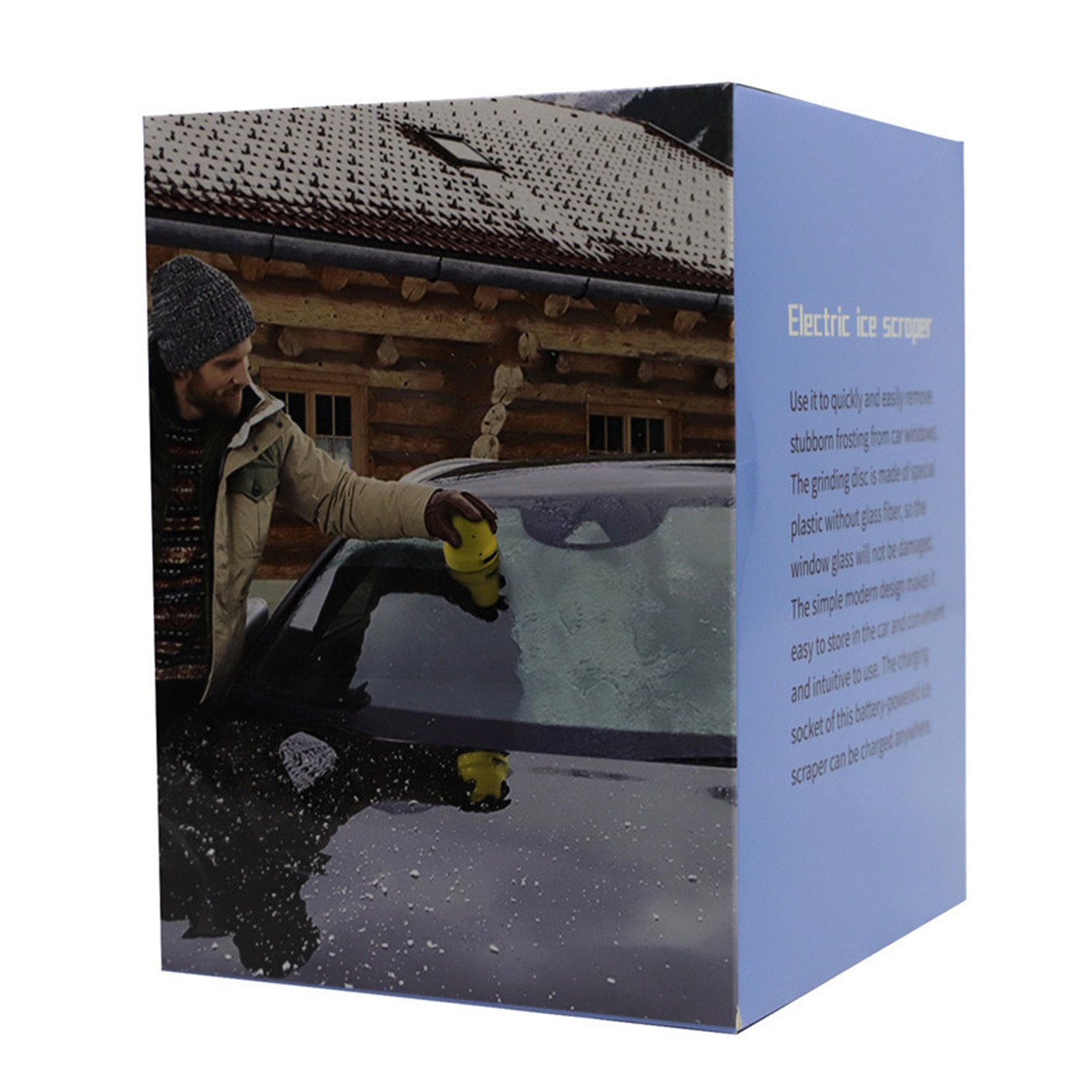 Windshield USB Electric Ice Scraper Winter Car Multifunctional Glass Defrost Snow Removal Car Window Cone Deicing Snow Scraper