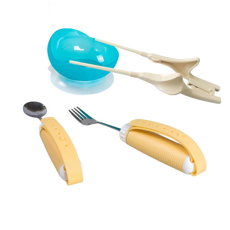 Anti-Shake Parkinson Balans Lepel Speciale Anti-Shake Lepel Eetstokjes Ouderen Extra Servies Beroerte Revalidatie Vork