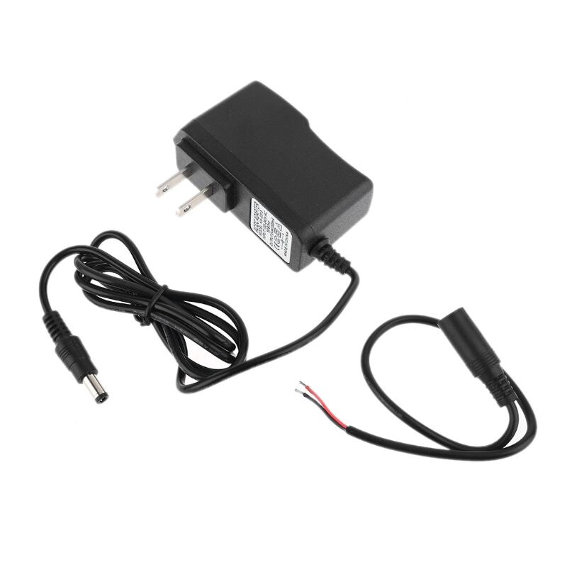 5.5 x 2.1mm ac-konverteradapter  dc 3v 1.5a strømforsyning d aa batterieliminator 746d