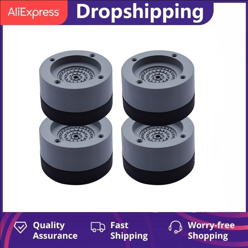 Anti-slip And Noise-reducing Washing Machine Feet Heavy Duty Washer Dryer Pad Furniture Non Slip Raise Height Feet Floor
