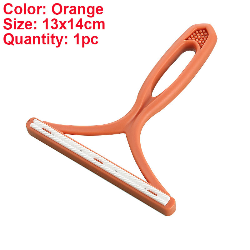 1Pc Pet Hair Remover Couch Tapijt Schraper Bont Removal Tool Herbruikbare Kat Ontharing Borstel Voor Meubels Hond Haar lint Cleaner: green