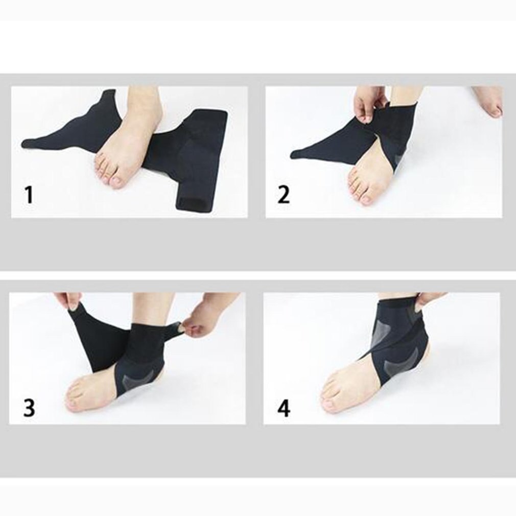 Regolabile sport Supporto Della Caviglia Pressurizzato Avvolge Protezione di Pallacanestro di sport Bende Elastico Alla Caviglia Protezioni