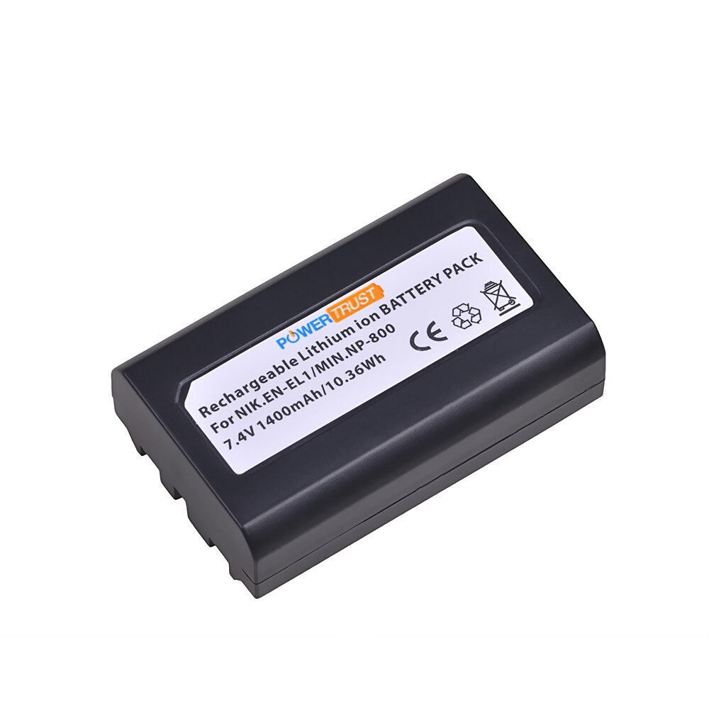 EN-EL1 ENEL1 pl EL1 1400mAh i ładowarka dla Nikon CoolPix 4300 5400 8700 500 775 880 885 990 995 Bateria