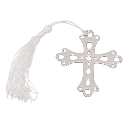 1PC Mini Stylish Bookmark Stationery Silver Color Metal Bookmarks Style: B