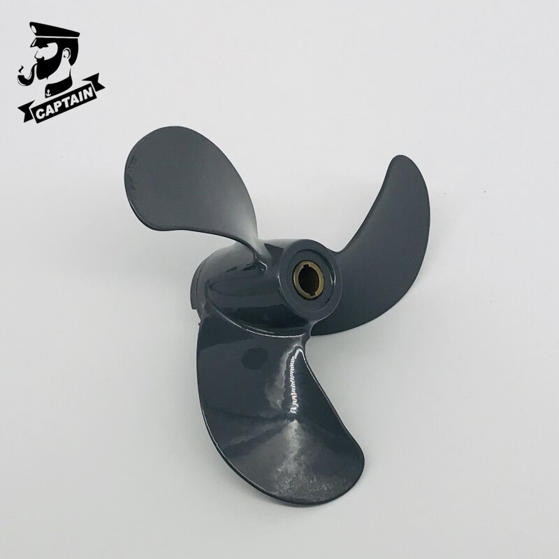 Hélice pour moteur hors-bord Honda, 7 7/8 &quot;x 7 1/2&quot; 200x190, BF4A/ BF5D/ BF6A (4/5/6HP) * NH283 * (gris satiné)