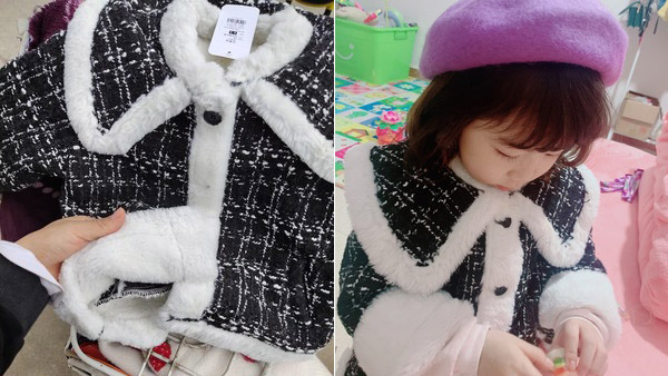 Wollen jas voor meisjes