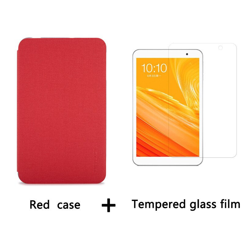 Nowe etui do tabletu Teclast P80X obudowa z podstawką jesień obudowa ochronna dla teclast P80H 2019 8.0 cal pokrowiec ochronny na Tablet + prezent: QCK-Red-Glass Film