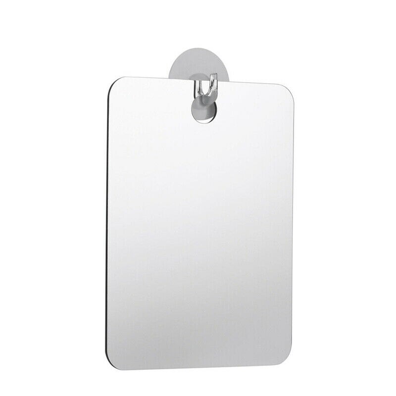 17X13CM Anti-Fog Shower Mirror Bath Fog Free Shower Mirror Fogless Shaving Shave Mirrors Bathroom