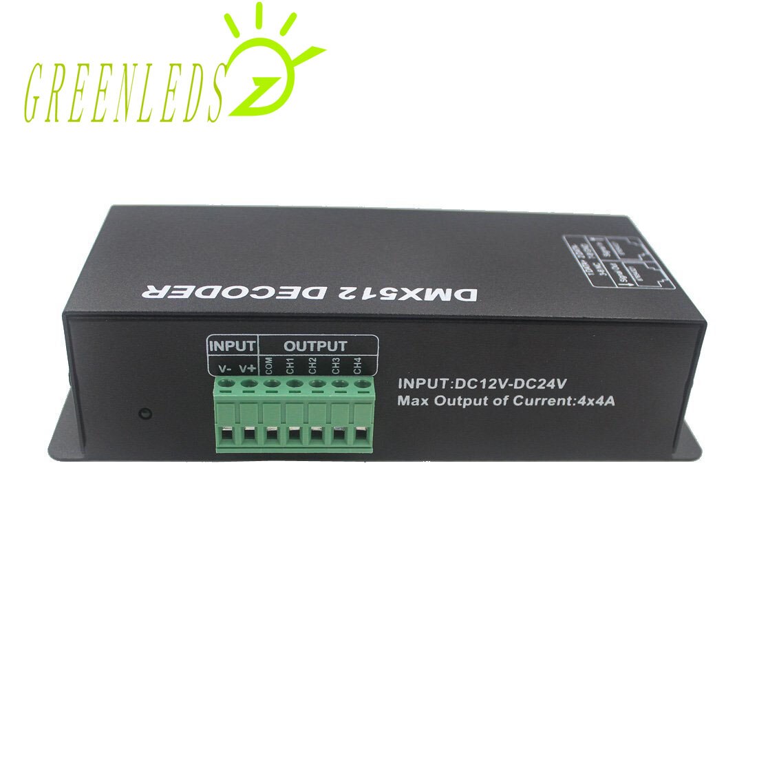 Led Rgbw Controller DMX512 Decoder Met Digitale Display 4 Kanaals JM-DMX-04 Met 3 Jaar Garanties Controller